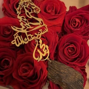 تعليقة سيارة شكل خيل محفورة من إيڤـال